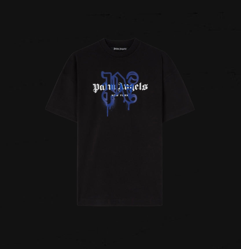 Palm Angels New York Monogram Tee (Black)