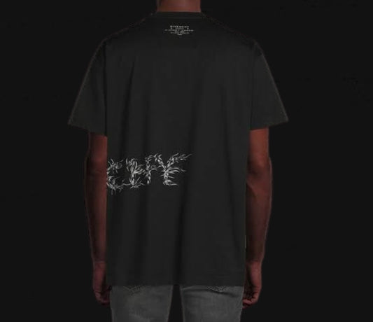 Givenchy Barbed Wire Logo Oversized Tee