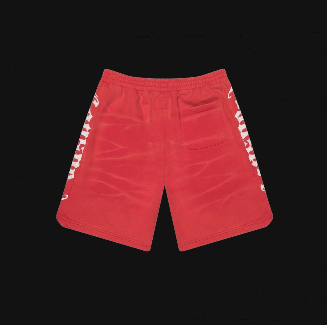 Godspeed Courtside Shorts Red Tie Dye