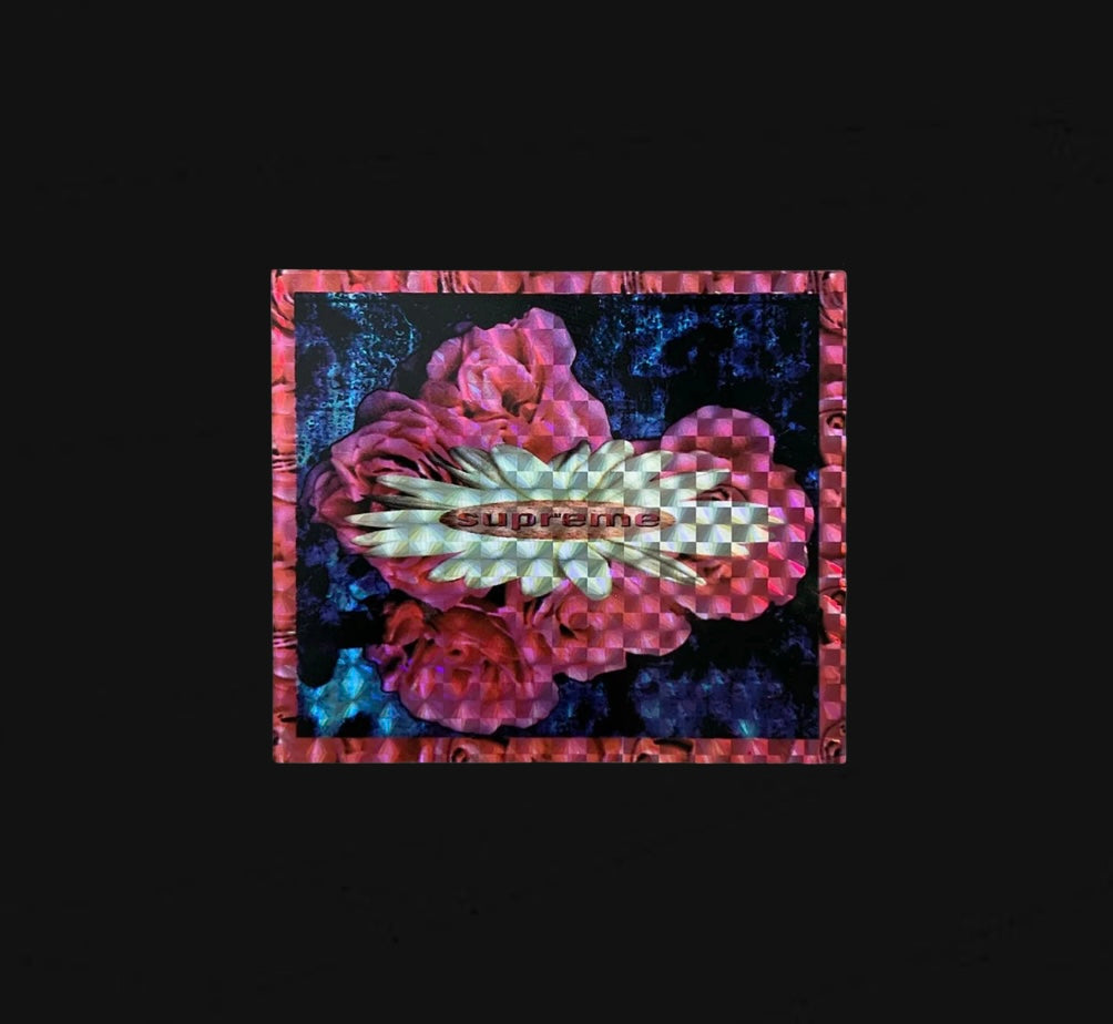 Supreme Holographic Bloom Sticker