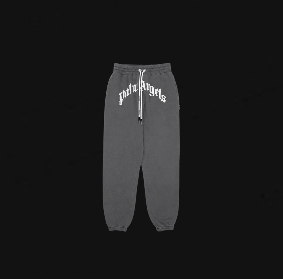 Palm Angels Curved Logo Sweatpants