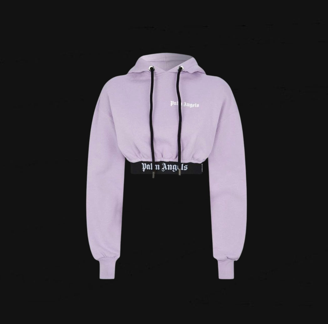 Palm Angles Basic Cropped Hoodie