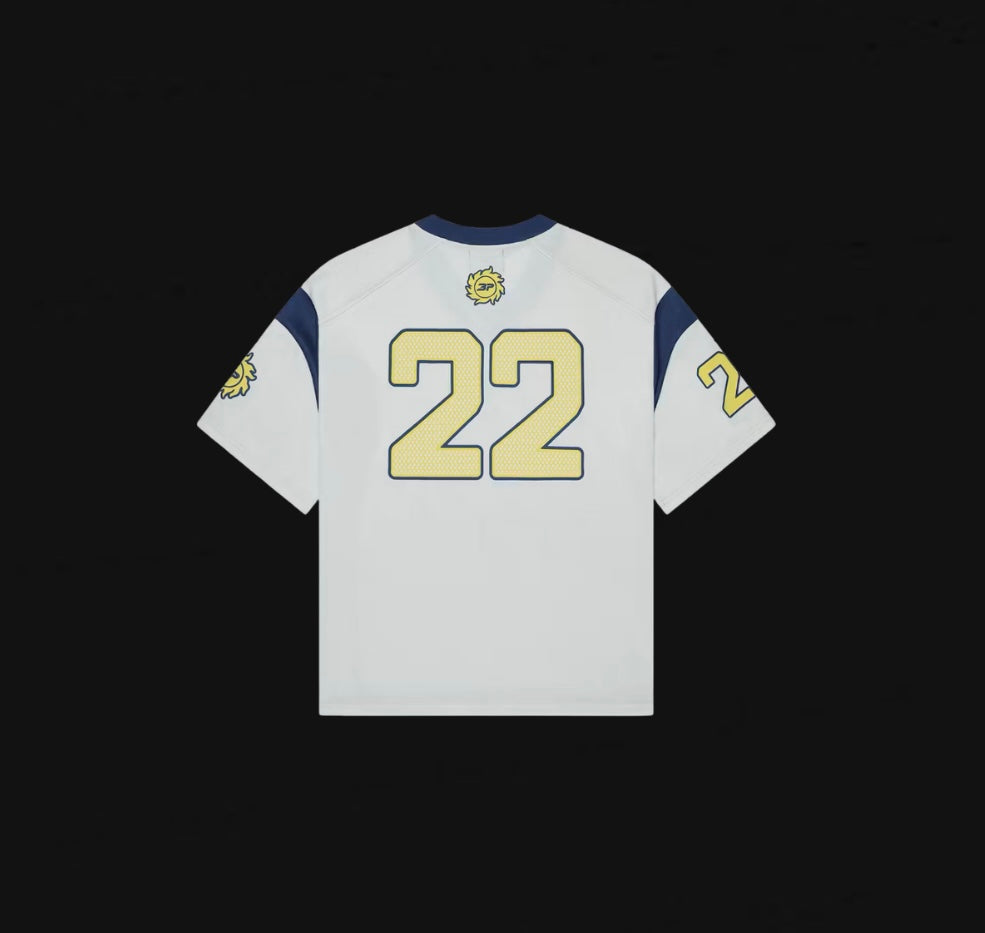 Broken Planet Football Jersey White/Blue
