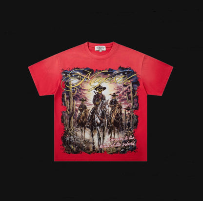 Majestik Dyed F-Terry DTG Graphic Tee