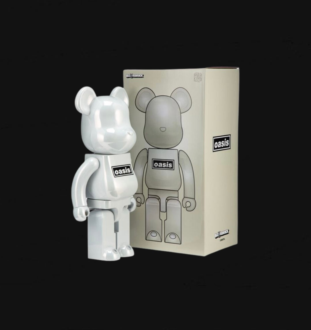 Bearbrick Oasis 1000% White Crome