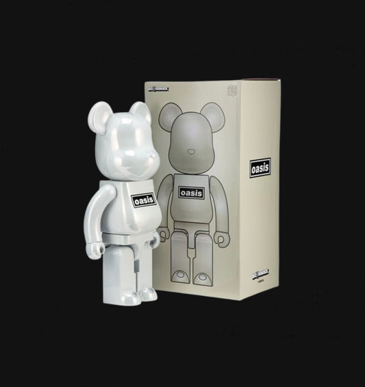 Bearbrick Oasis 1000% White Crome