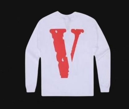 Vlone L/S staple Tee white