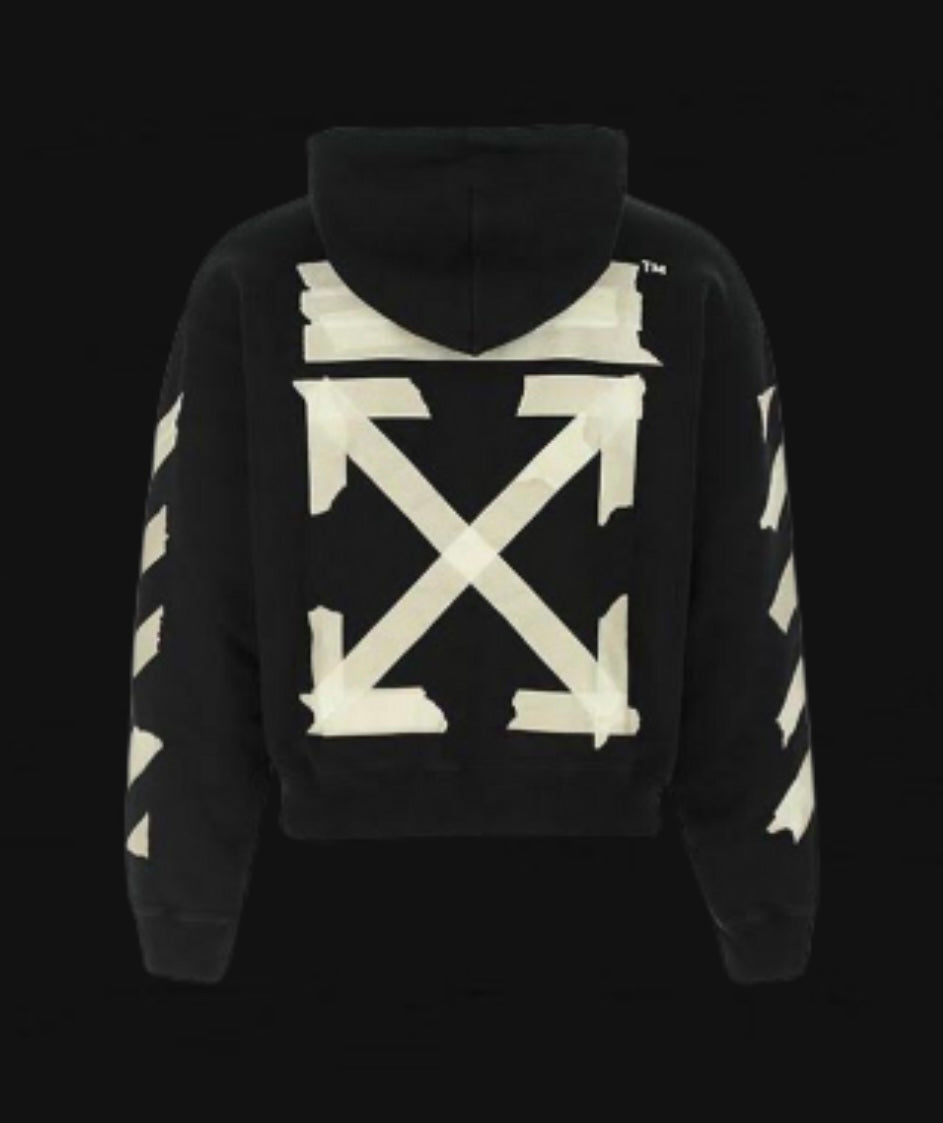 Off White Tape Arrows Hoodie