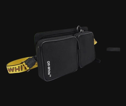 Off-White Cordura logo Belt Bag Black