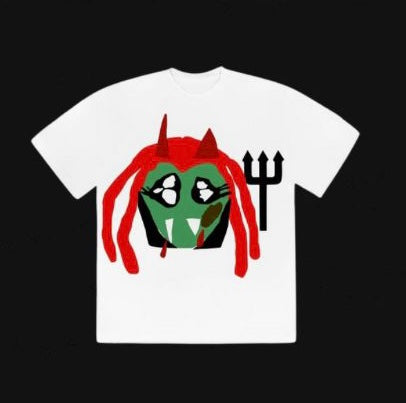 CPFM x Playboi Carti Whole Lotta Red King Vamp Tee White