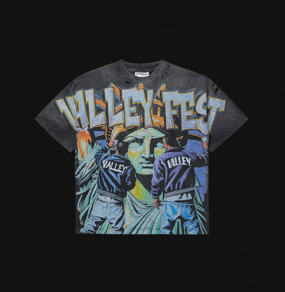 Vale Forever Bling Graffiti Tee