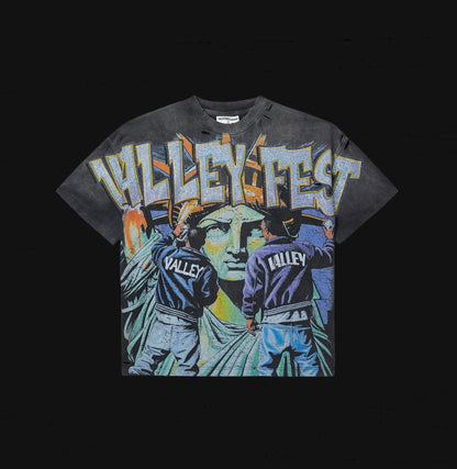 Vale Forever Bling Graffiti Tee