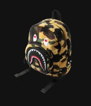 Bape 1st Camo BOA Shark Daypack Yellow