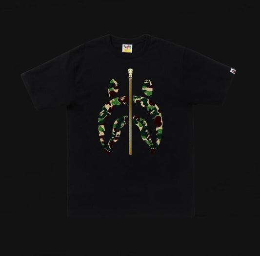 Bape ABC Camo Shark Black/Green Tee