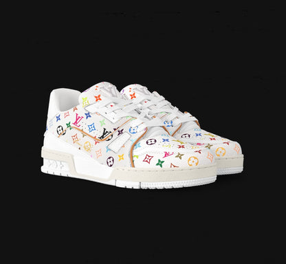Louis Vuitton x Takashi Murakami Trainer Monogram White