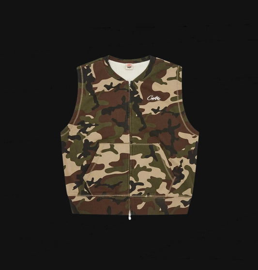 Corteiz HMP Raw Hem Camo Shorts