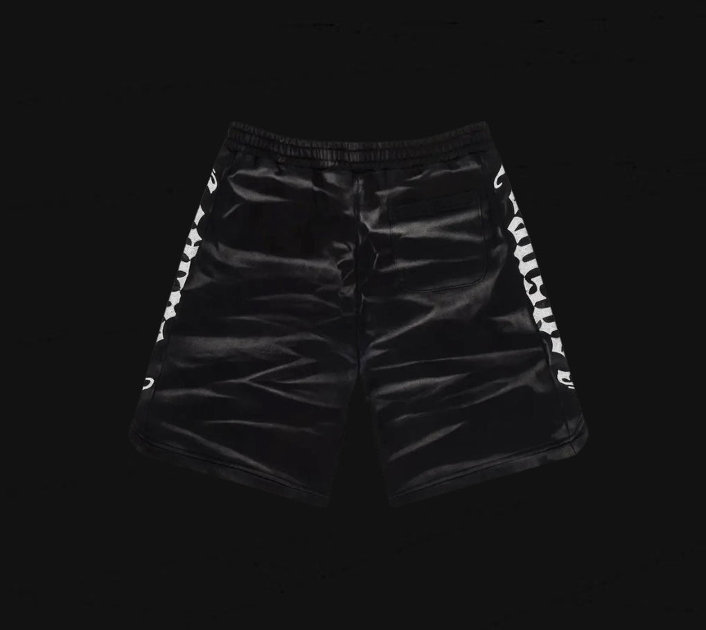 Godspeed Courtside Shorts Black Tie Dye