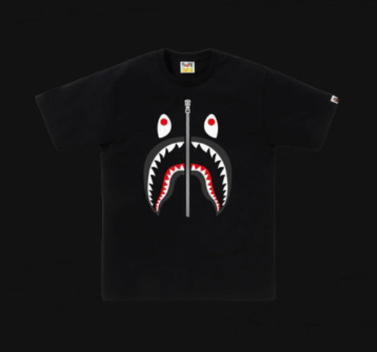 Bape Shark Mouth Tee Black