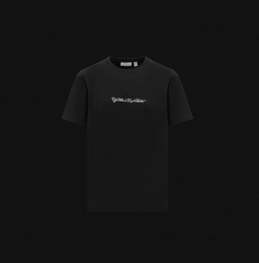 Off White Arrow Script Tee