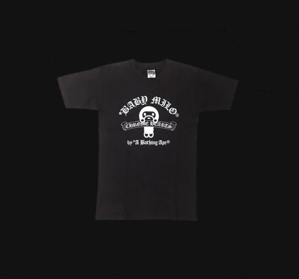 Chrome Hearts x BAPE Baby Milo Tee
