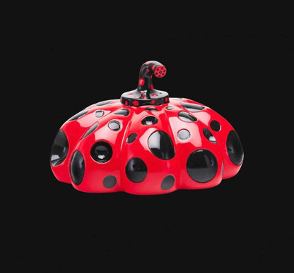Yayoi Kusama Pumpkin (Kusama Red and Black pumpkin), ca. 2019