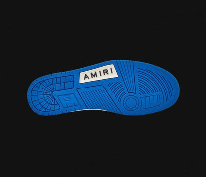 Amiri Skel Top High “White Blue”