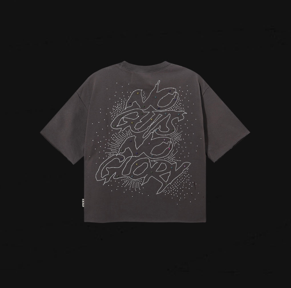 BKYS “No Cut No Glory” F-Terry Crop Tee