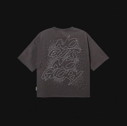 BKYS “No Cut No Glory” F-Terry Crop Tee