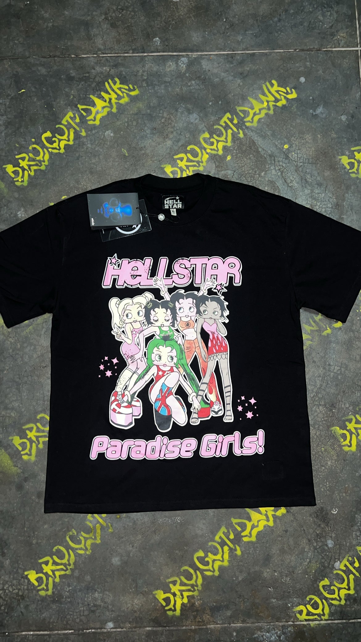 Hellstar Paradise Girls Black Tee