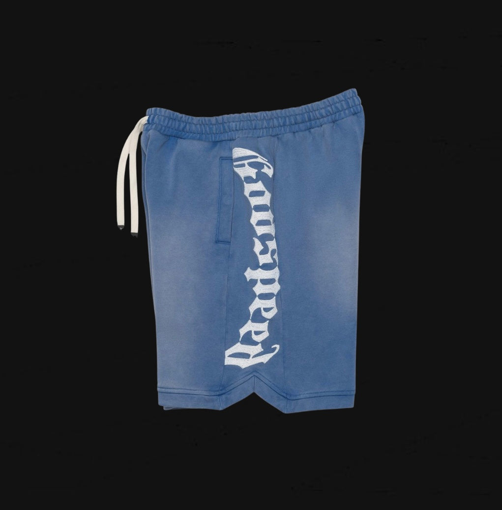 Godspeed Courtside Shorts Blue Sun Fade
