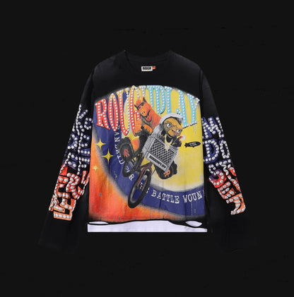 RoughPlay E.T Cream/Black L/S
