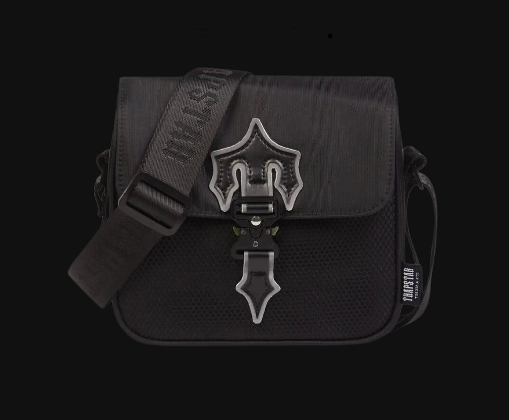 Trapstar Irongate T-cross Body Bag - Black/Reflective