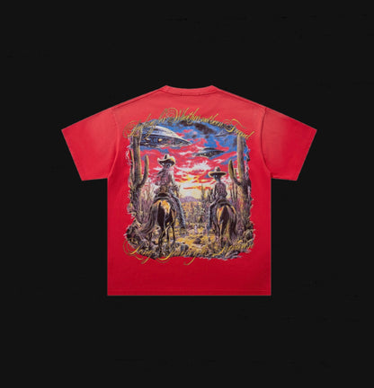 Majestik Dyed F-Terry DTG Graphic Tee