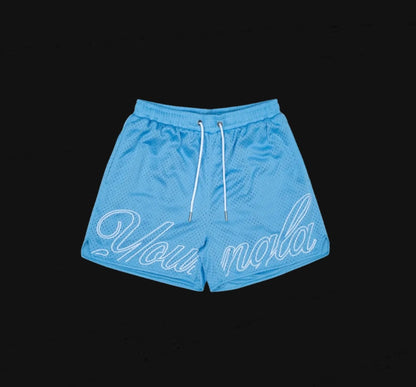 Young La Championship Shorts Carolina Blue