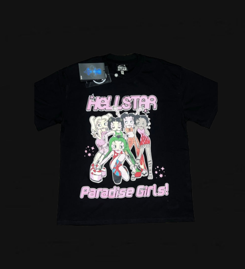 Hellstar Paradise Girls Black Tee