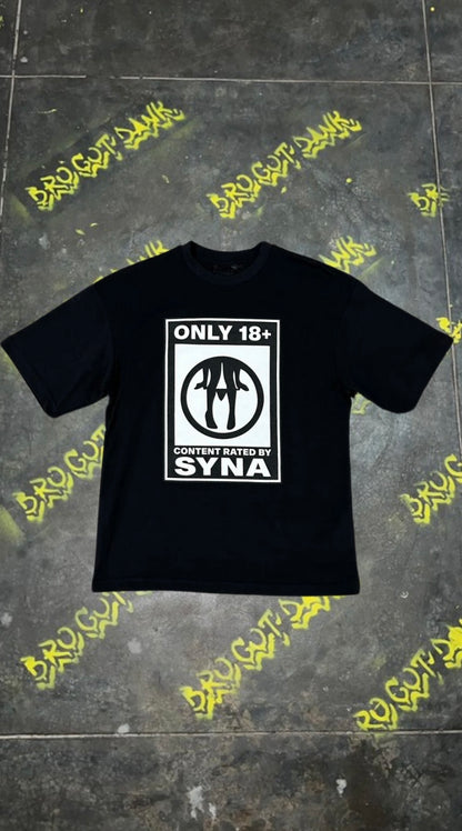 Syna World 18+ Tee Black