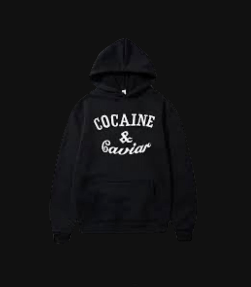 Cocaine & Caviar Hoodie Black