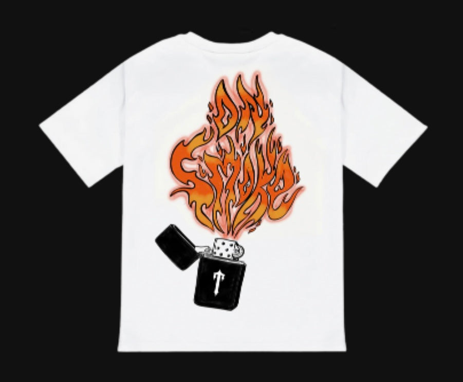 Trapstar On Smoke 2.1 Tee White/Orange