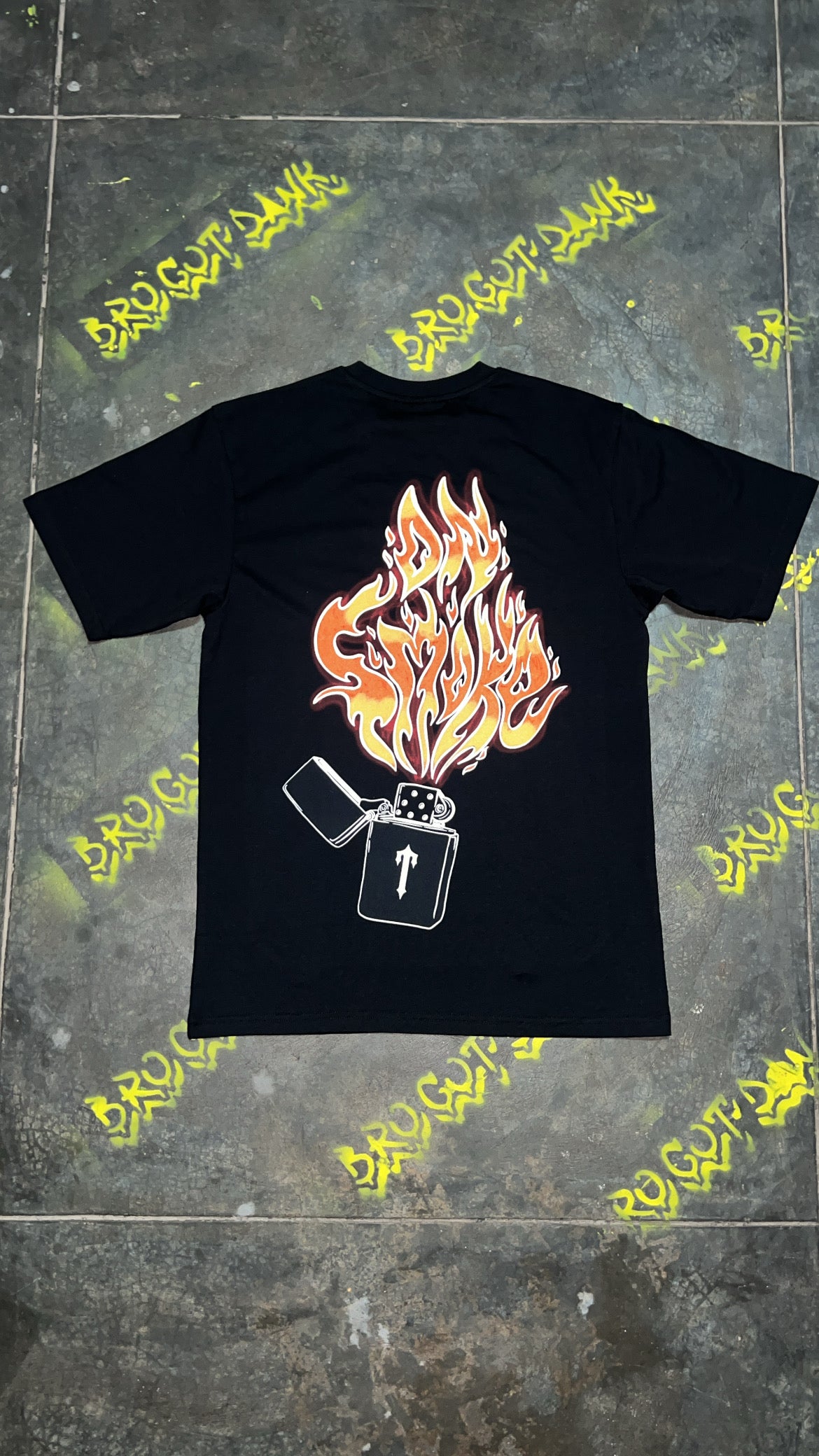 Trapstar On Smoke 2.1 Tee Black/Orange