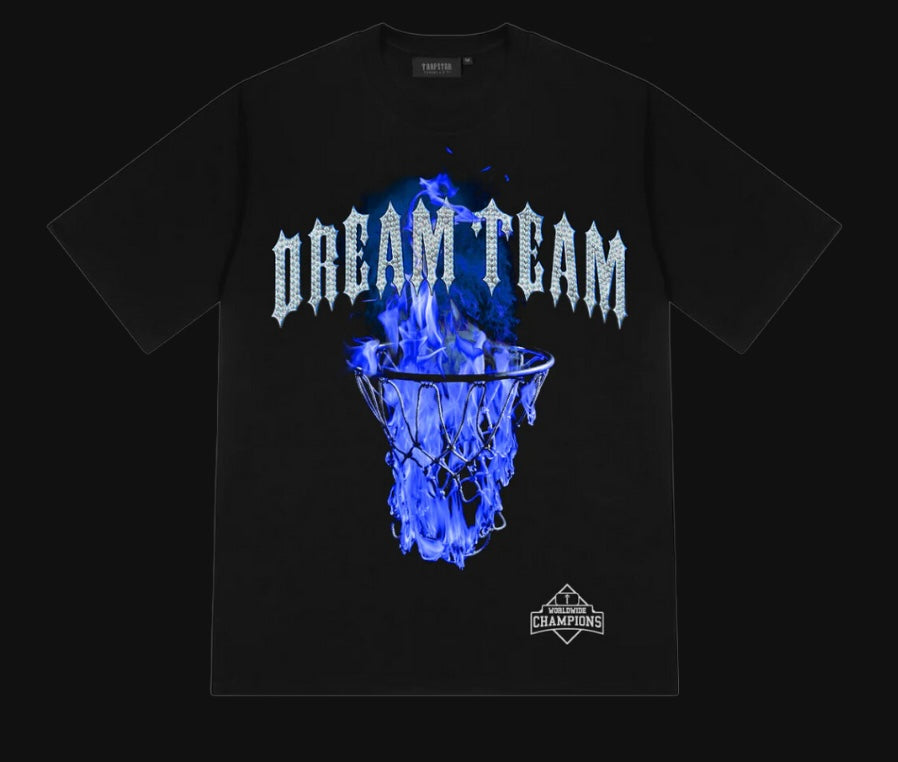 Trapstar Dream Team Tee Black/Blue