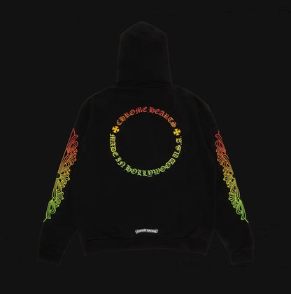 Chrome Hearts Gradient Floral Hoodie