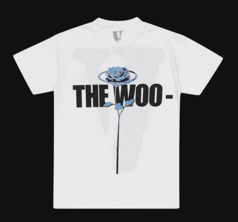 Pop Smoke x Vlone The Woo Tee White