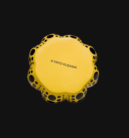 Yayoi Kusama Pumpkin Cast Resin Figure Yellow