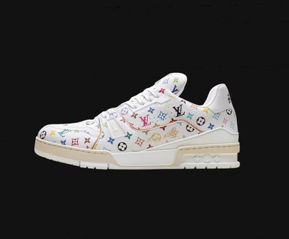 Louis Vuitton x Takashi Murakami Trainer Monogram White