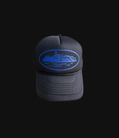 Corteiz Alcatraz Purple/Black Trucker/Cap