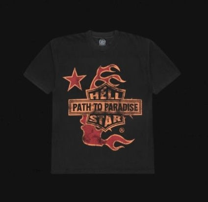 Hellstar Studios Biker Tour Tee Washed Black