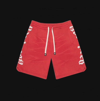 Godspeed Courtside Shorts Red Tie Dye