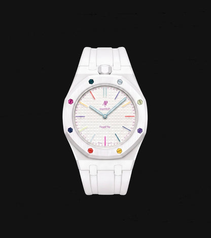 Swatch X Audemars Piguet Royal Pop Huit Blanc