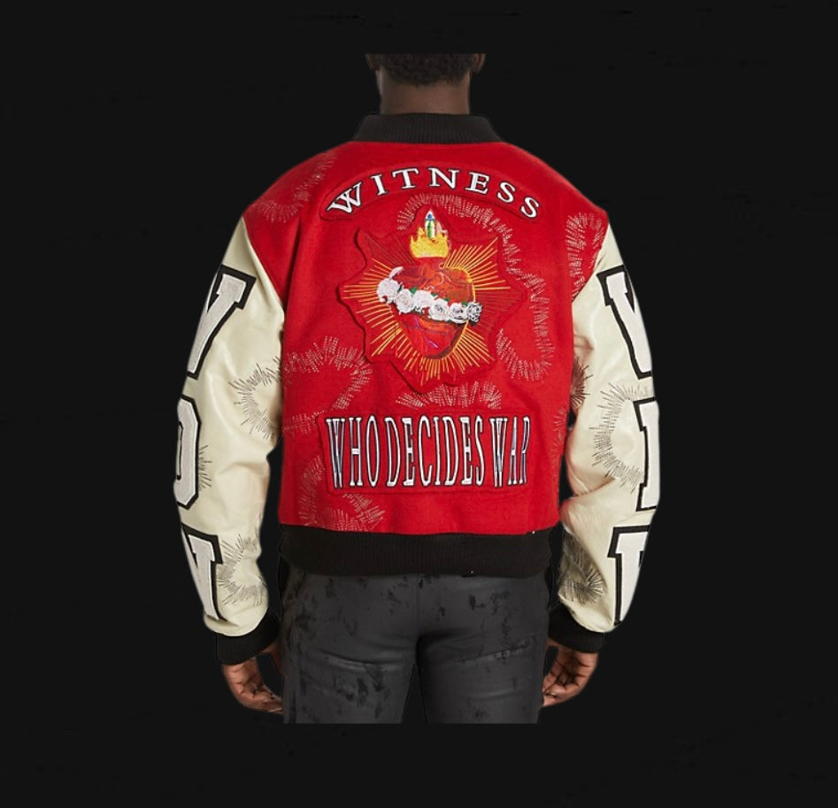 Who Decides War Namesake Varsity Jacket