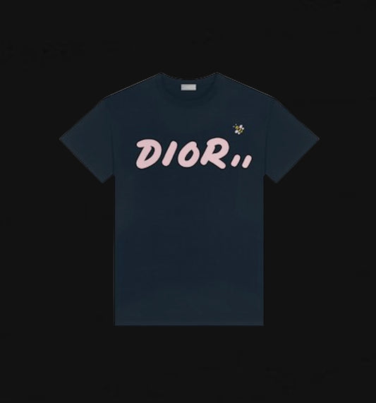 Dior X KAWS Logo Tee